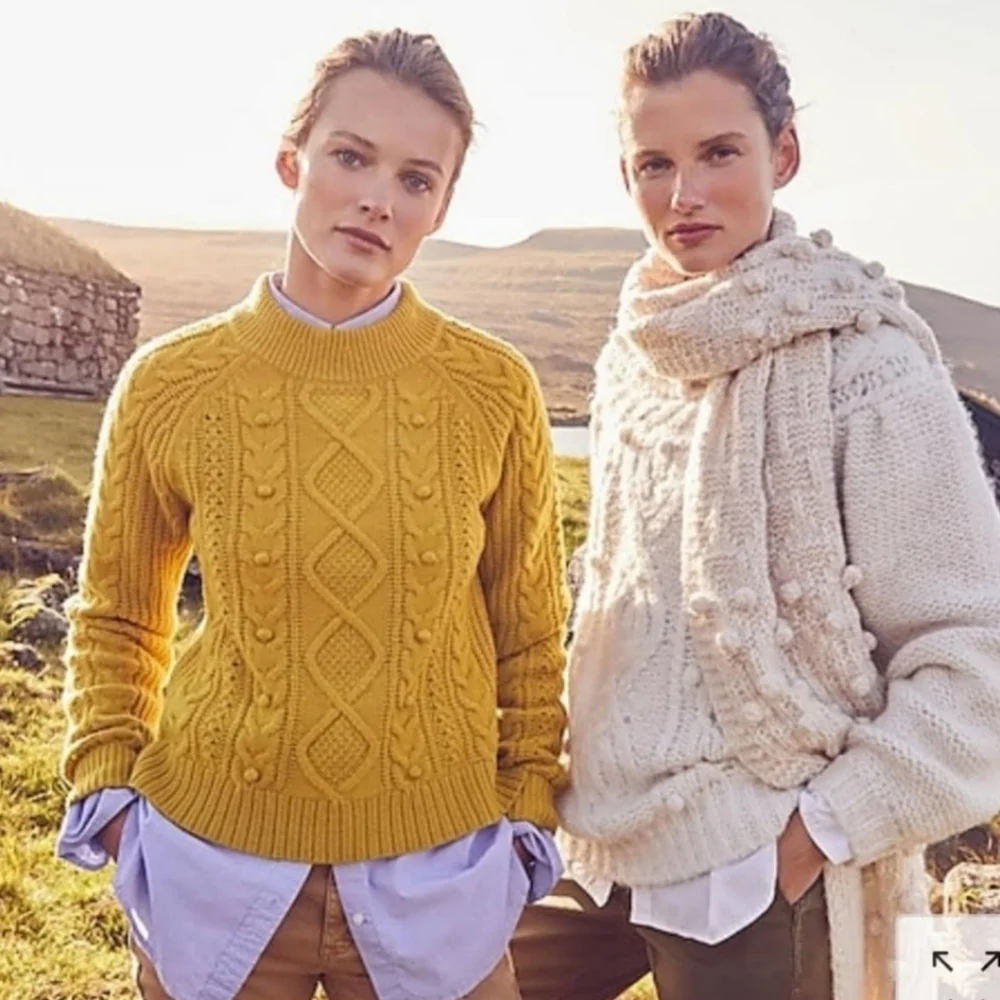 J. Crew Cable Knit Sweater